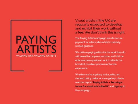 Paying Artists / Pagar a lo/as artistas